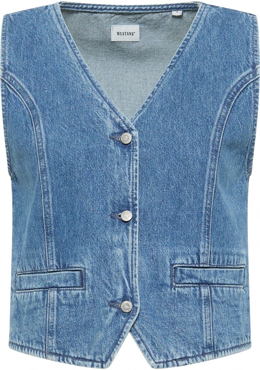 MUSTANG Vesta 'Tull'  modrá denim
