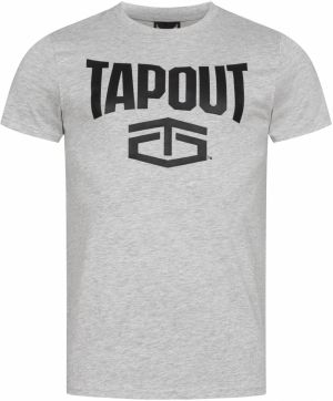 Tapout Tričko 'Active'  sivá melírovaná / čierna