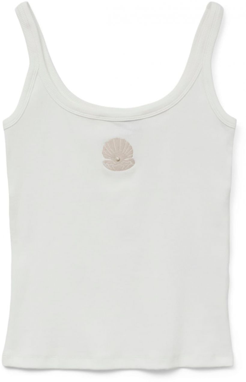VERO MODA Top 'VMDiana'  telová / biela