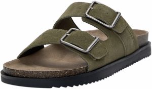 Pull&Bear Šľapky  kaki