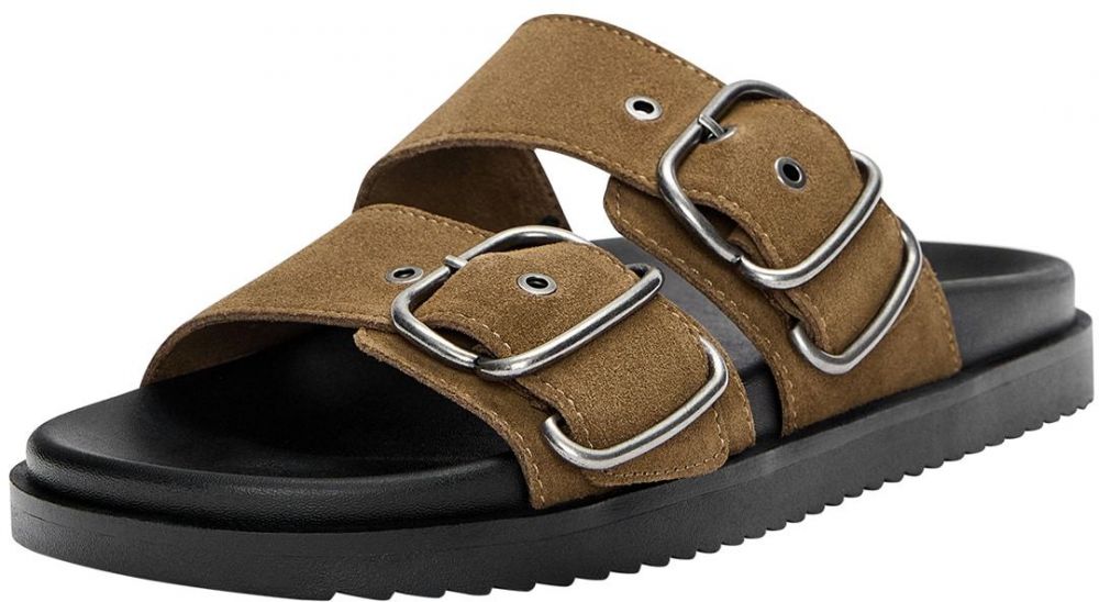 Pull&Bear Šľapky  hnedá