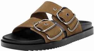 Pull&Bear Šľapky  hnedá