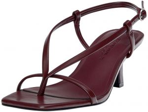Pull&Bear Žabky  burgundská