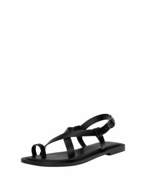 Pull&Bear Žabky  čierna