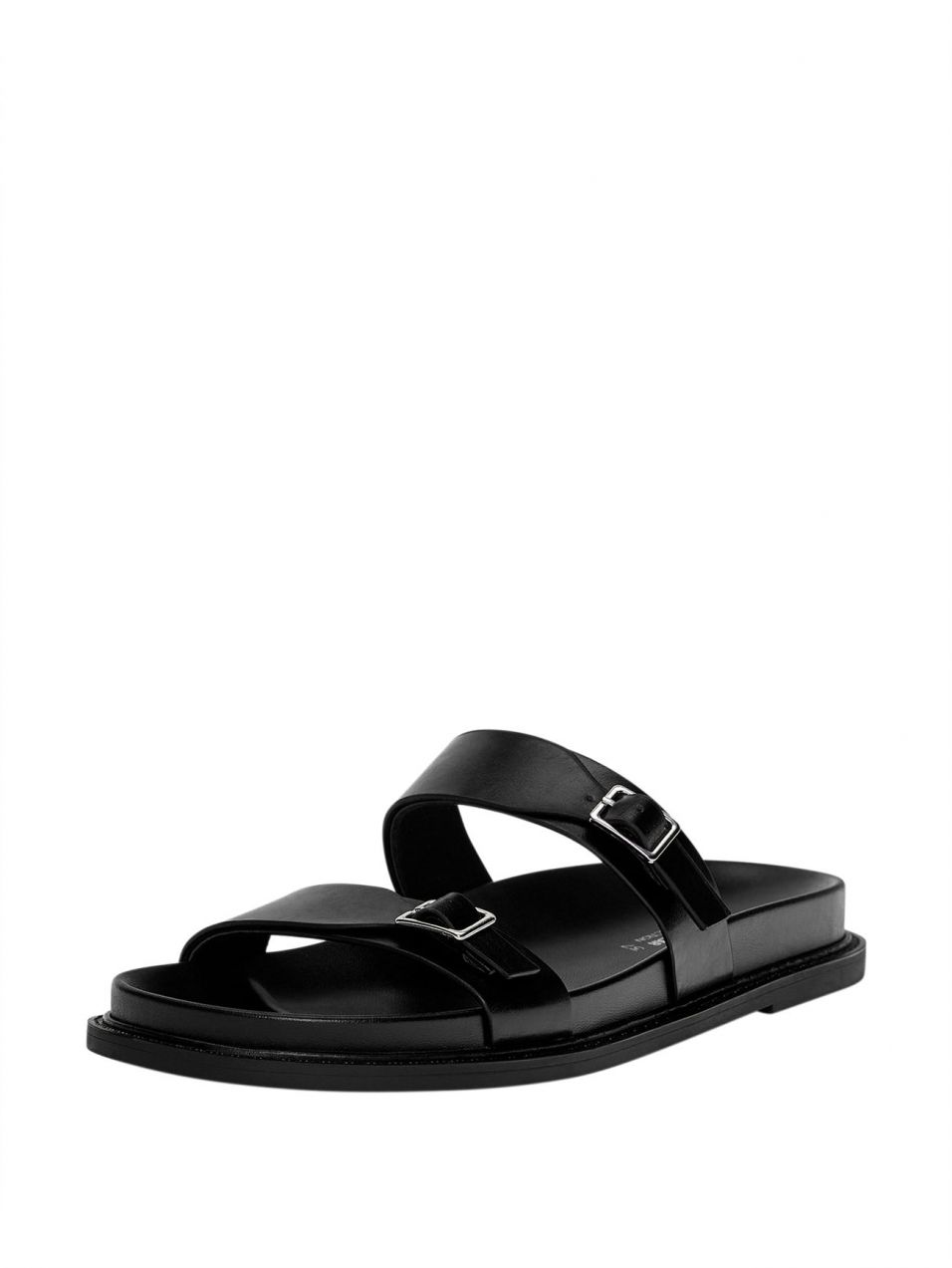 Pull&Bear Šľapky  čierna