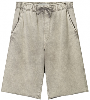 Bershka Nohavice  svetlobéžová / sivobéžová