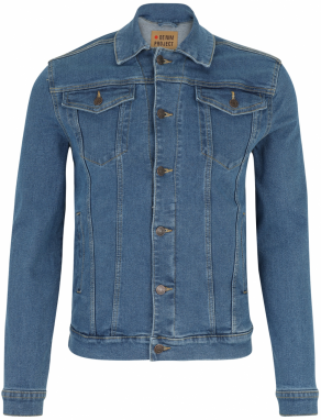 Denim Project Prechodná bunda 'Kash'  modrá denim