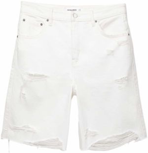 Pull&Bear Džínsy  biely denim
