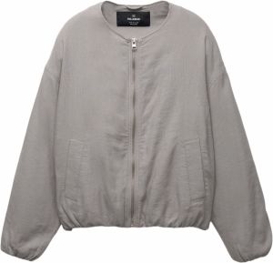 Pull&Bear Prechodná bunda  kamenná