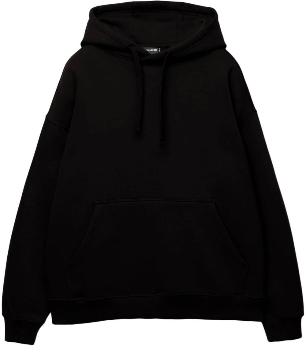 Pull&Bear Mikina  čierna