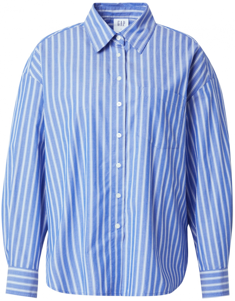 GAP Blúzka  modrá denim / biela