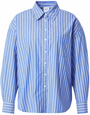 GAP Blúzka  modrá denim / biela