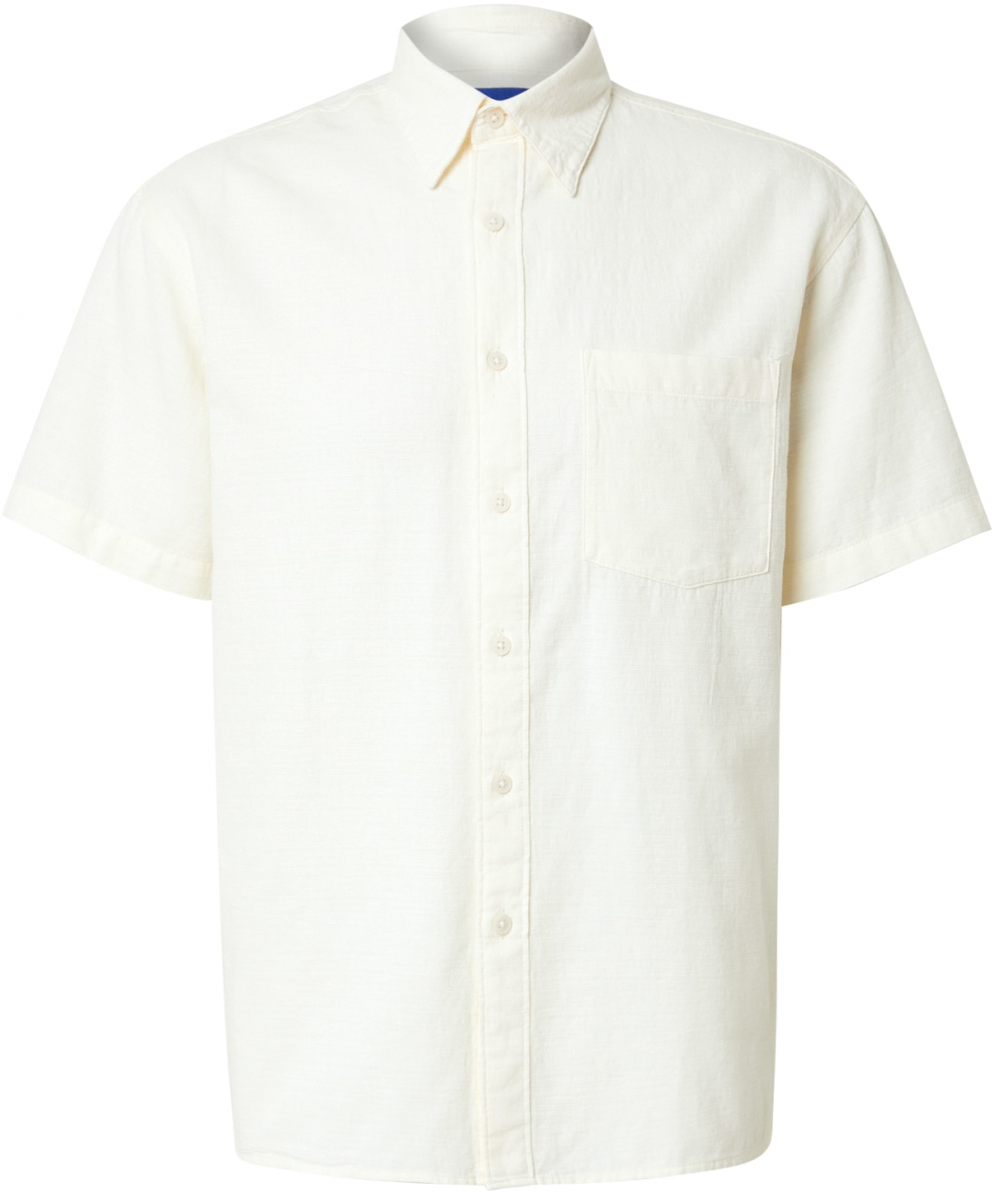 JACK & JONES Košeľa 'JORALMERIA'  biela ako vlna
