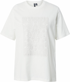 VERO MODA Tričko 'VMTAMMI CATY'  krémová / biela