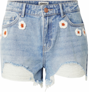 ONLY Džínsy 'ONLPacy'  modrá denim / oranžová / biela