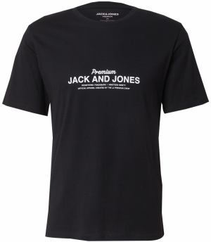 Jack & Jones Premium Tričko 'JPRBLAFERRIS'  čierna / biela