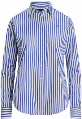 Lauren Ralph Lauren Blúzka  kráľovská modrá / biela