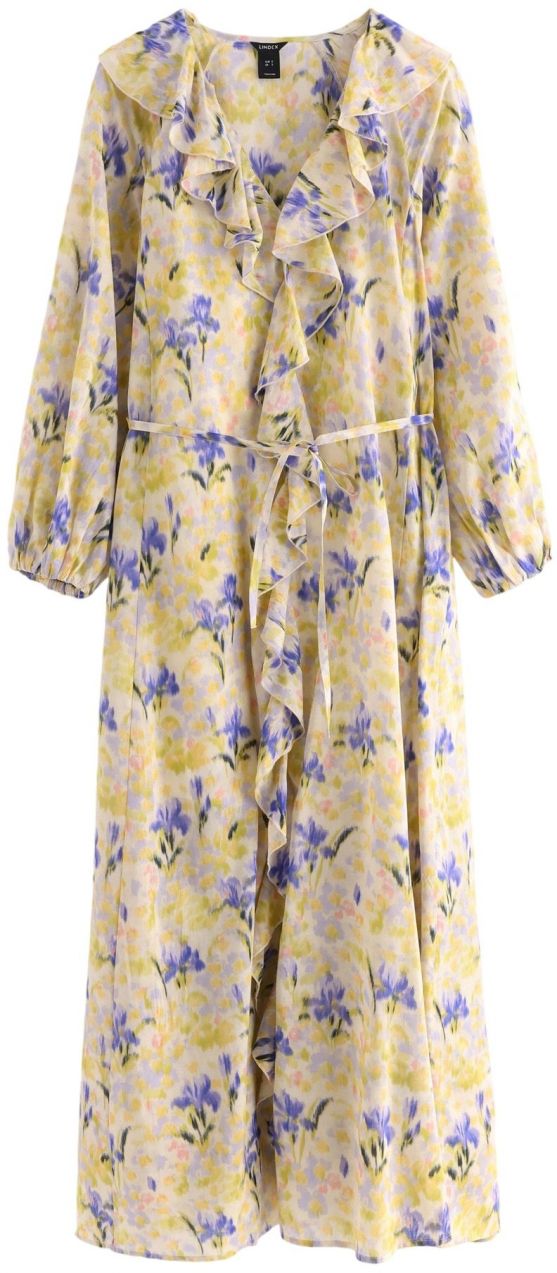 Lindex Šaty 'Florens'  béžová / svetložltá / modrofialová / ružová