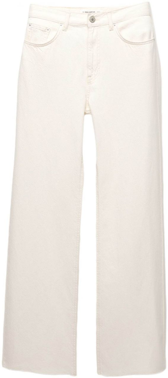 Pull&Bear Džínsy  biely denim