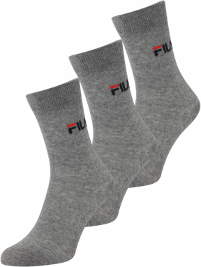 FILA Ponožky  sivá / čierna