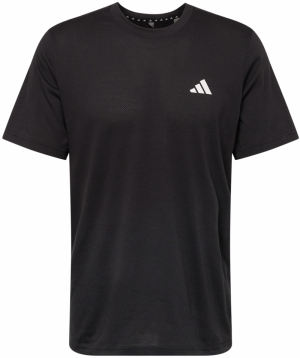 ADIDAS PERFORMANCE Funkčné tričko 'Train Essentials'  čierna / biela