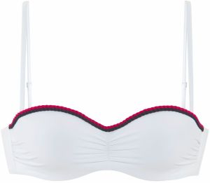 s.Oliver Bikinový top  červená / čierna / biela