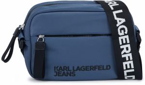 KARL LAGERFELD JEANS Taška cez rameno  tmavomodrá / čierna / biela