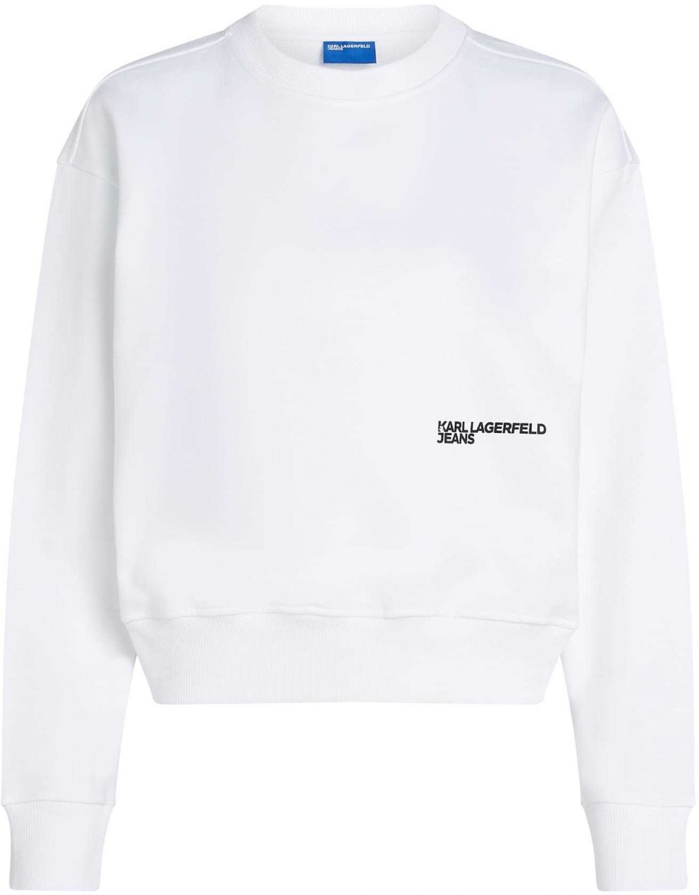 KARL LAGERFELD JEANS Mikina  azúrová / orchideová / čierna / biela