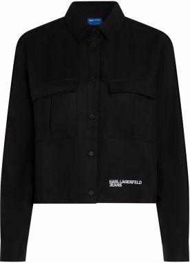 KARL LAGERFELD JEANS Blúzka  čierna