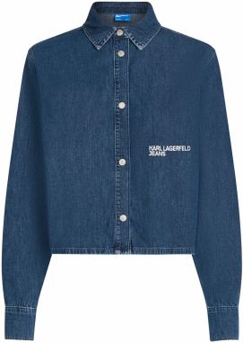 KARL LAGERFELD JEANS Blúzka  modrá denim