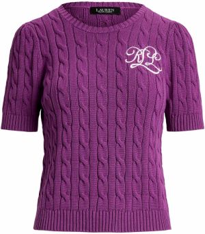Lauren Ralph Lauren Sveter  fialová / biela