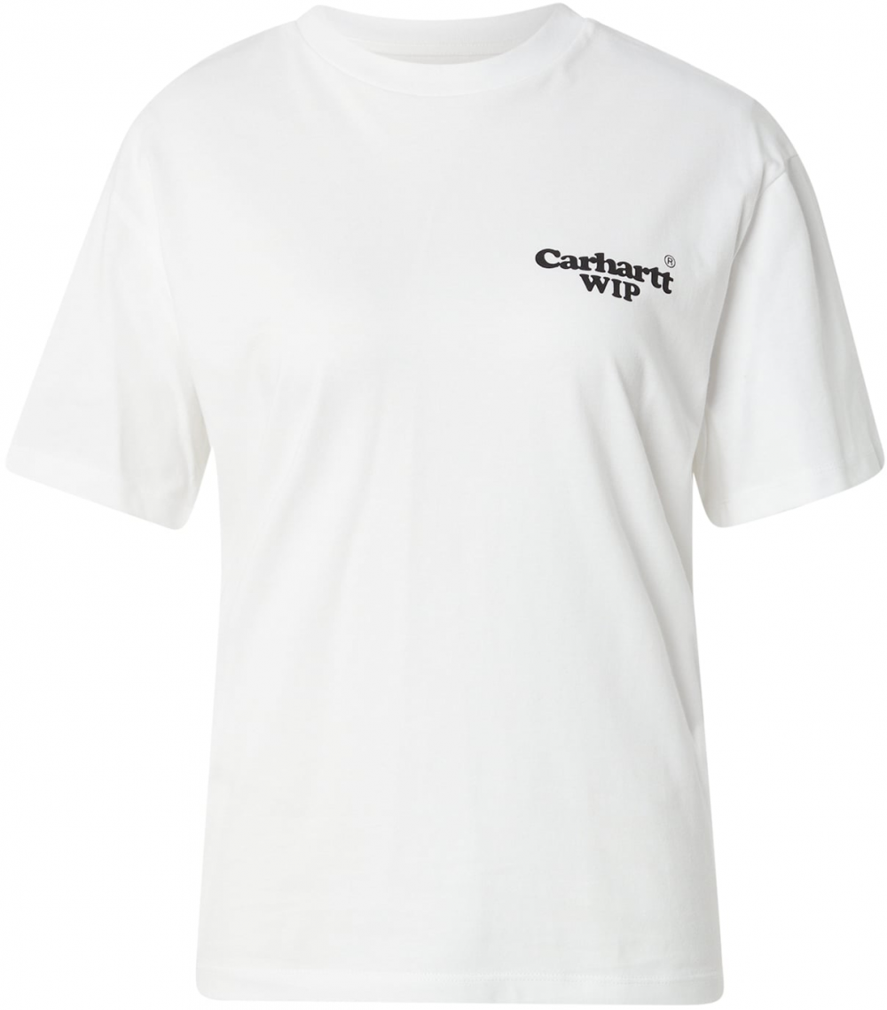 Carhartt WIP Tričko 'Button'  sivá / rubínová / čierna / biela