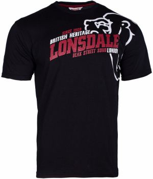 LONSDALE Tričko 'WALKLEY'  čierna