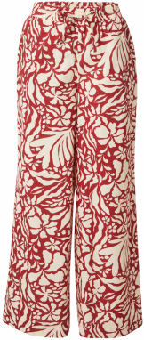 ONLY Nohavice 'ONLKALEEN'  červená / biela