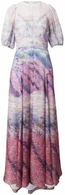 Ted Baker Šaty 'Flissaa'  tmavofialová / ružová / tmavoružová / šedobiela