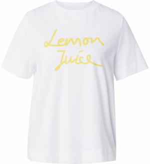 Rich & Royal Tričko 'Lemon Juice'  modrá / medová / biela