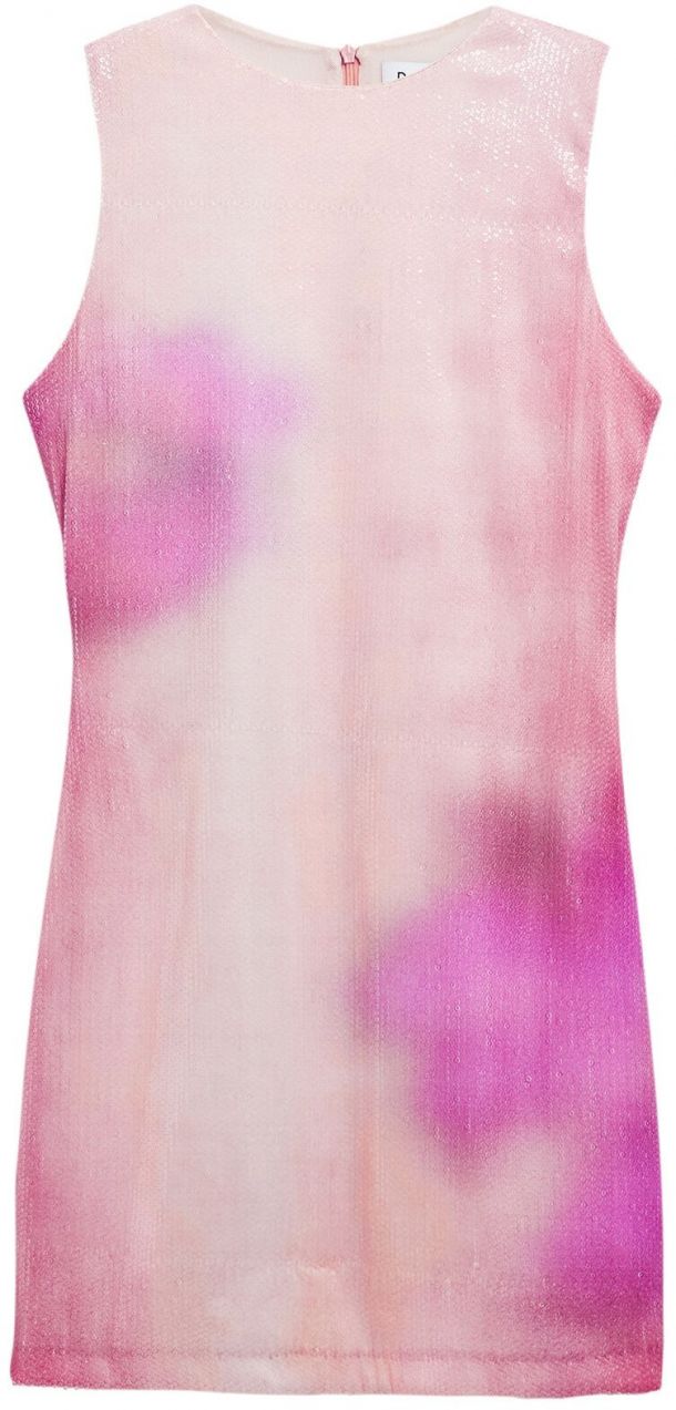 Desigual Kokteilové šaty  ružová / fuksia / pastelovo červená / biela