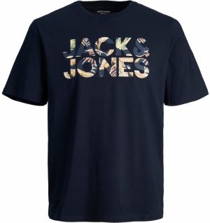 JACK & JONES Tričko 'JJEJEFF'  svetlobéžová / námornícka modrá / šafránová / pastelovo zelená