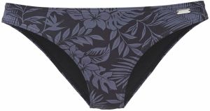 VENICE BEACH Bikinové nohavičky  tmavosivá / čierna