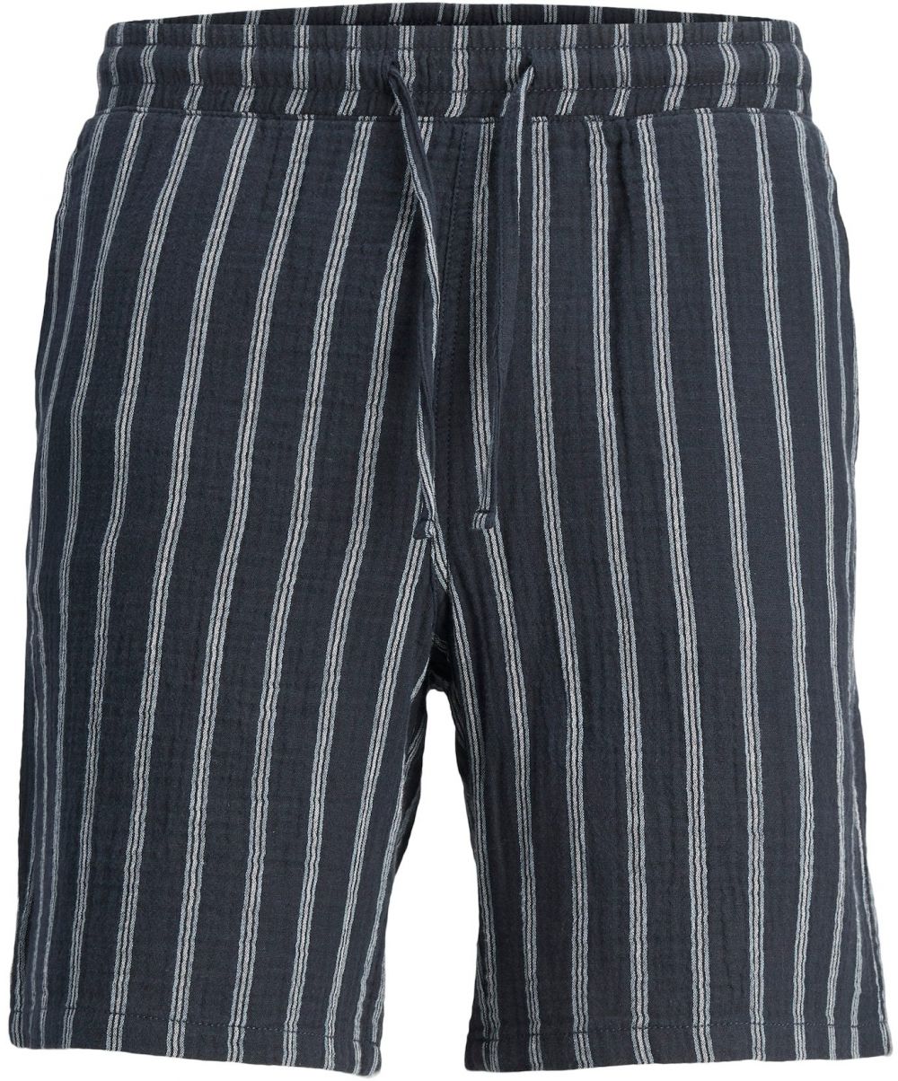 JACK & JONES Nohavice  tmavomodrá / biela