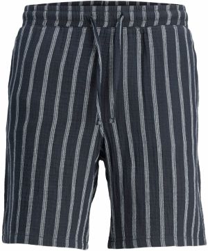 JACK & JONES Nohavice  tmavomodrá / biela