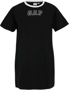 Gap Petite Šaty  čierna / biela