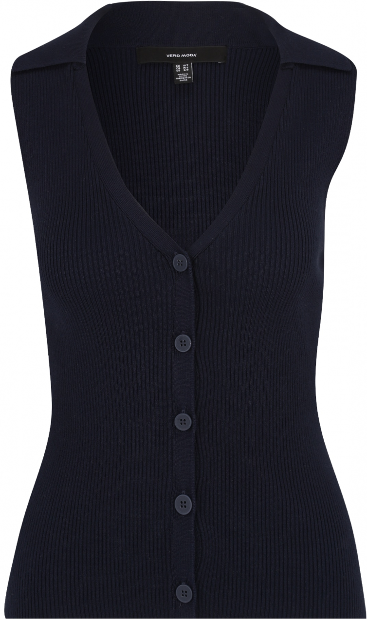 Vero Moda Tall Pletená vesta 'VMWILLOW'  námornícka modrá