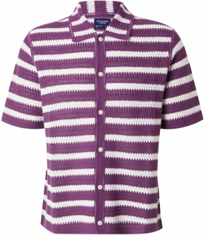 Abercrombie & Fitch Kardigán  fuksia / biela