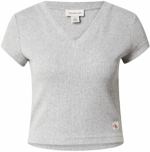 Calvin Klein Jeans Tričko  svetlosivá