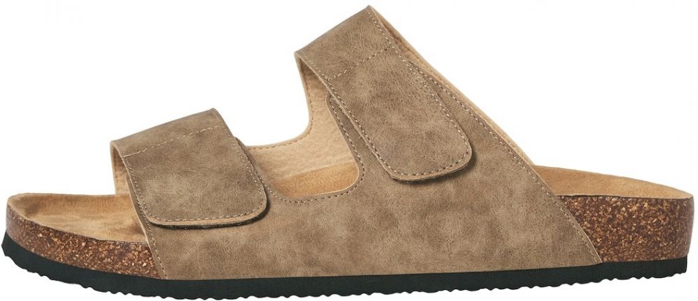 JACK & JONES Šľapky 'JFWCENTRAL'  tmavošedá