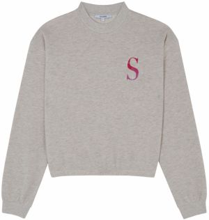 Scalpers Mikina ' '  sivá / sivá melírovaná