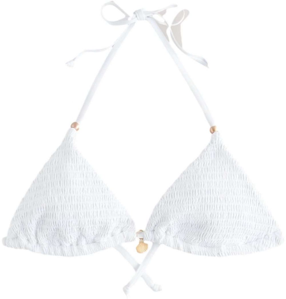 Next Bikinový top  zlatá / biela