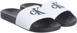 Calvin Klein Jeans Šľapky 'JELLY'  čierna / biela