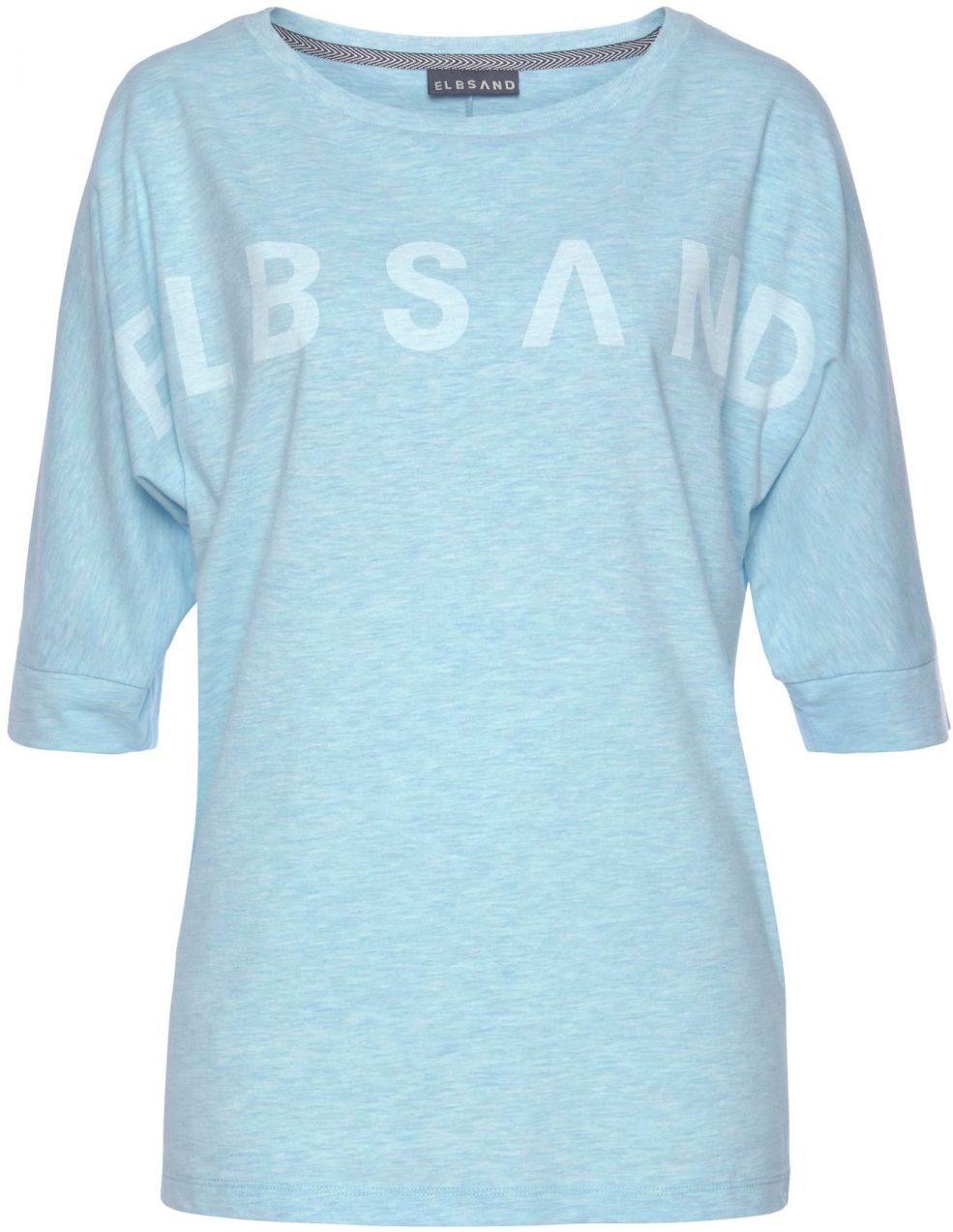 Elbsand Oversize tričko  modrá melírovaná
